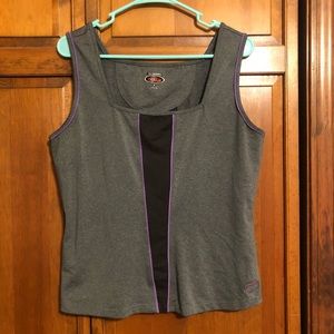 Bolle Athletic Tennis Tank Grey, Black, Purple XL